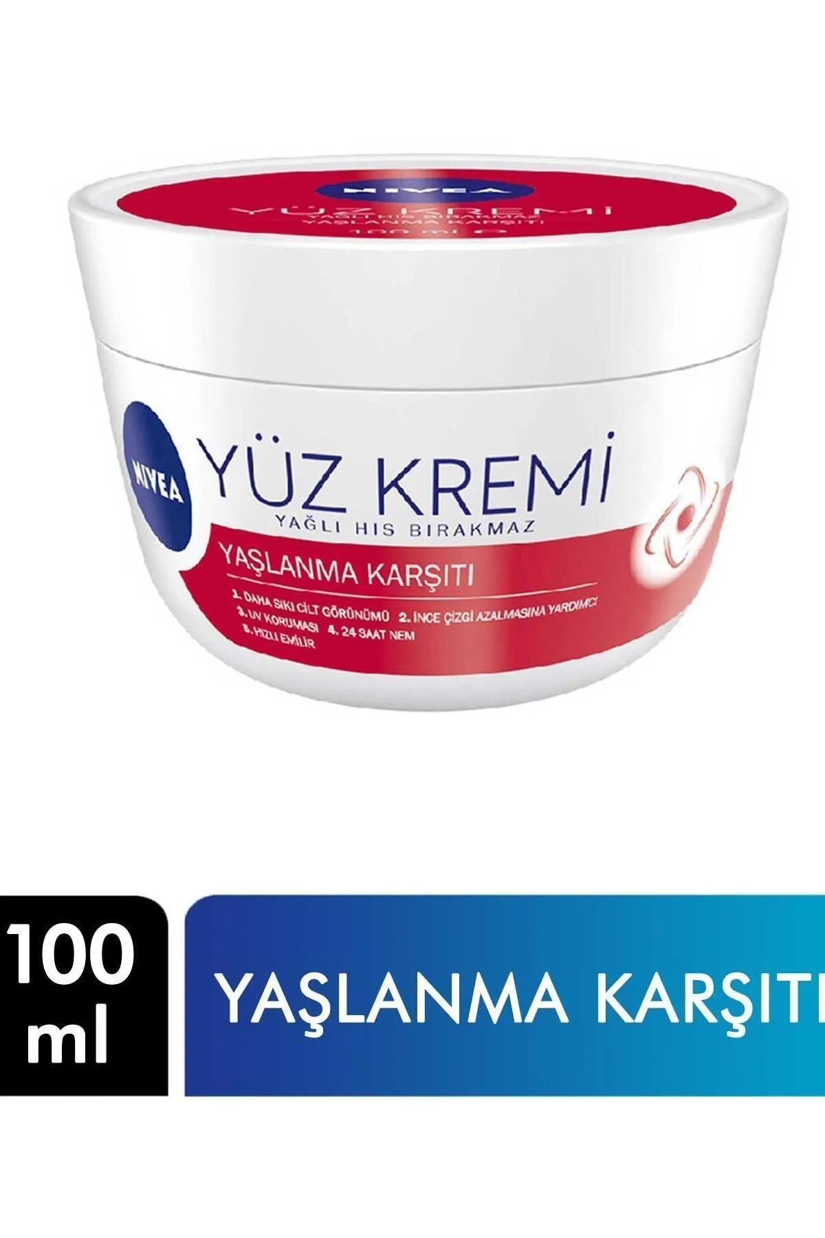 NIVEA YÜZ KREMİ YAŞLANMA KARŞITI KIRMIZI