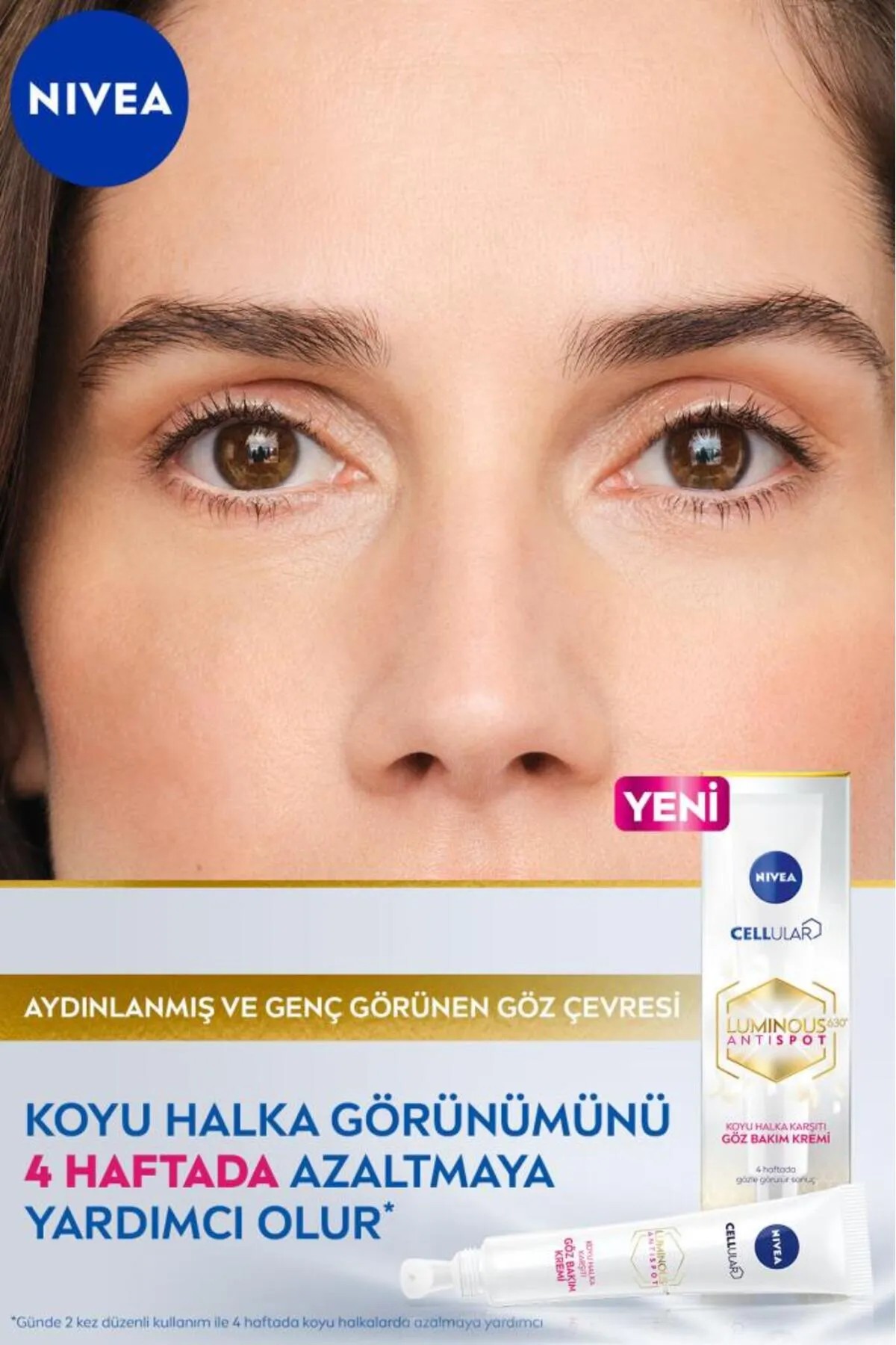 NIVEA CELLULAR LUMINOUS ANTISPOT GÖZ BAKIM KREMİ