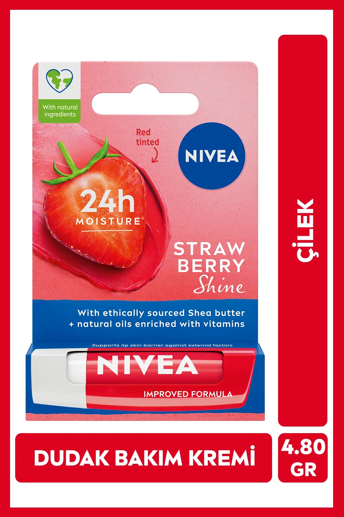 NIVEA STRAW BERRY SHİNE DUDAK KREMİ
