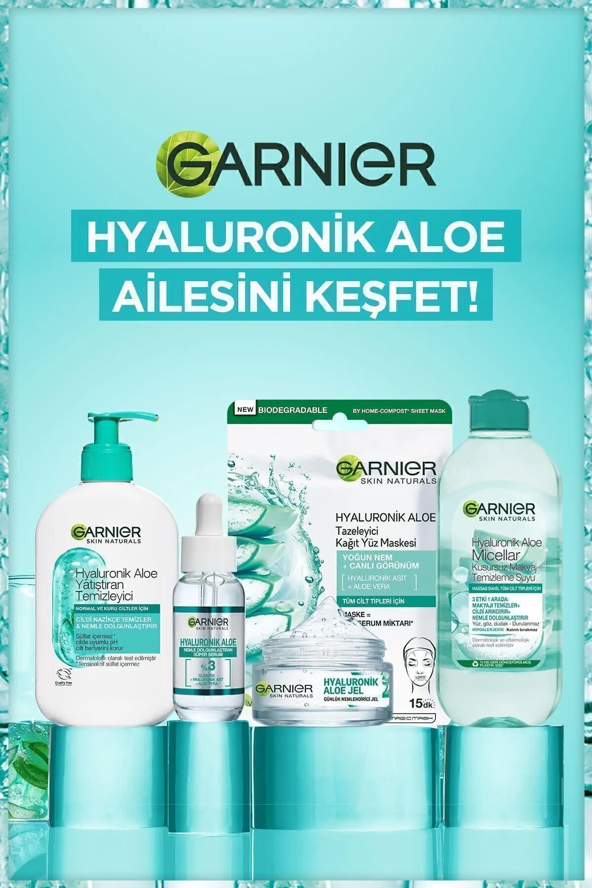 GARNİER HYALURONİK ALOE NEMLE DOLGUNLAŞTIRAN SRUM