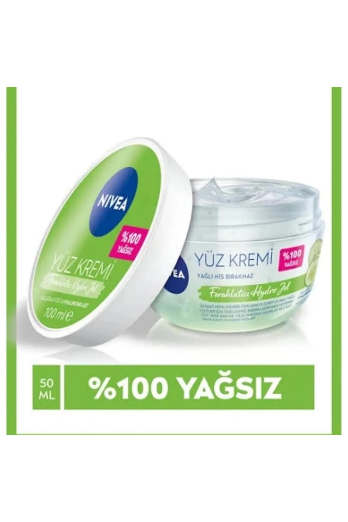NIVEA FERAHLATICI HYDRO JEL YÜZ KREMİ 100 ML
