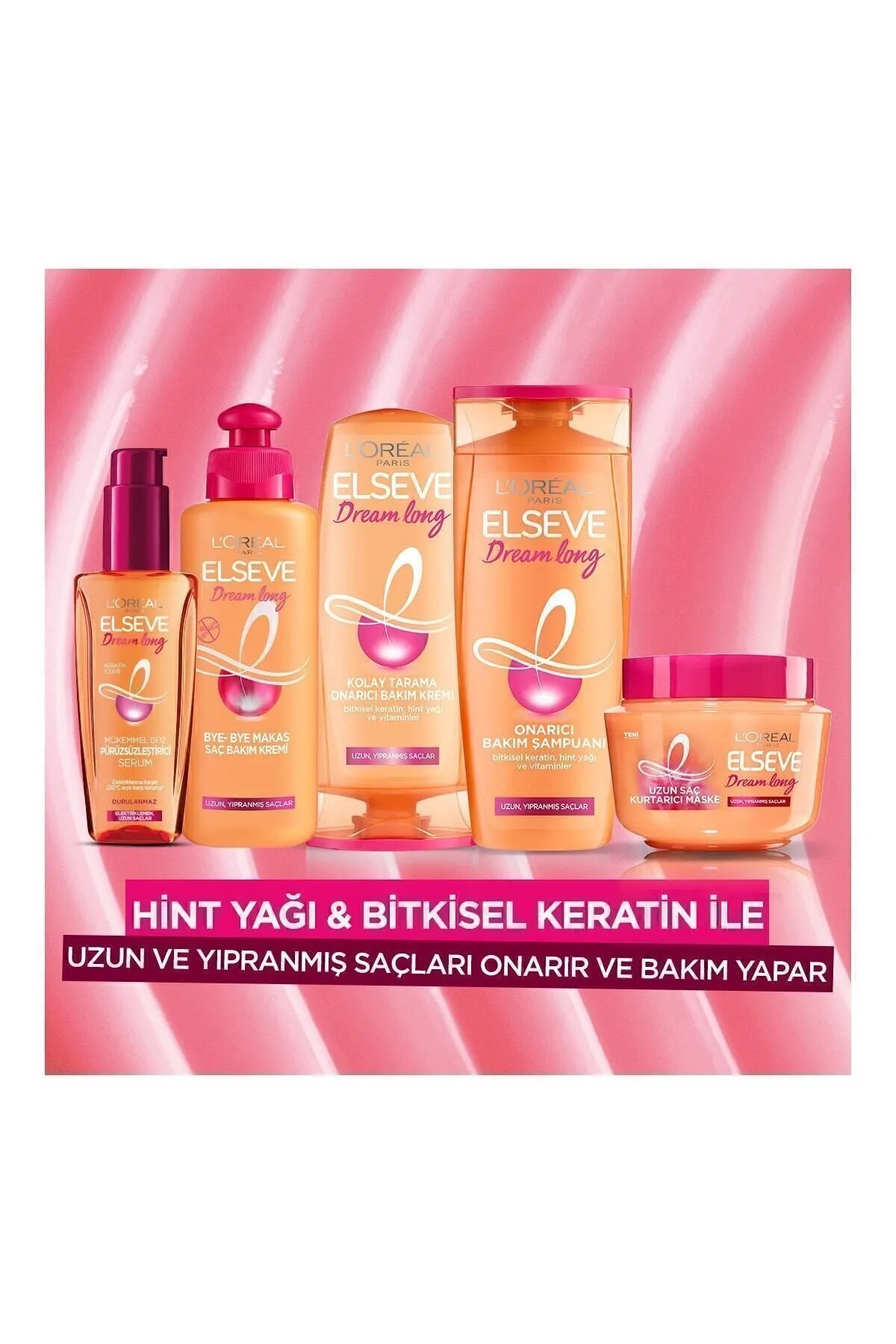 elseve  dream long pürüssüzleştirici serum