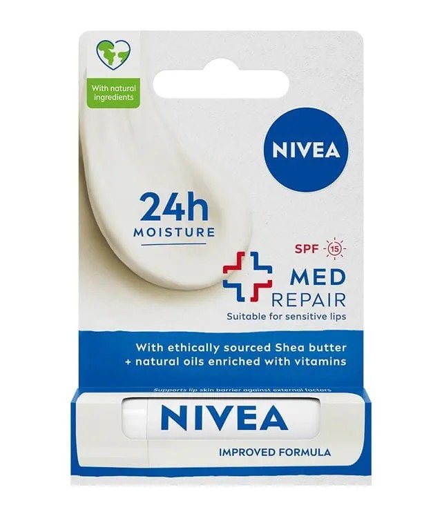 NIVEA MED REPAIR SPF 15 İÇEREN DUDAK BAKIM KREMİ