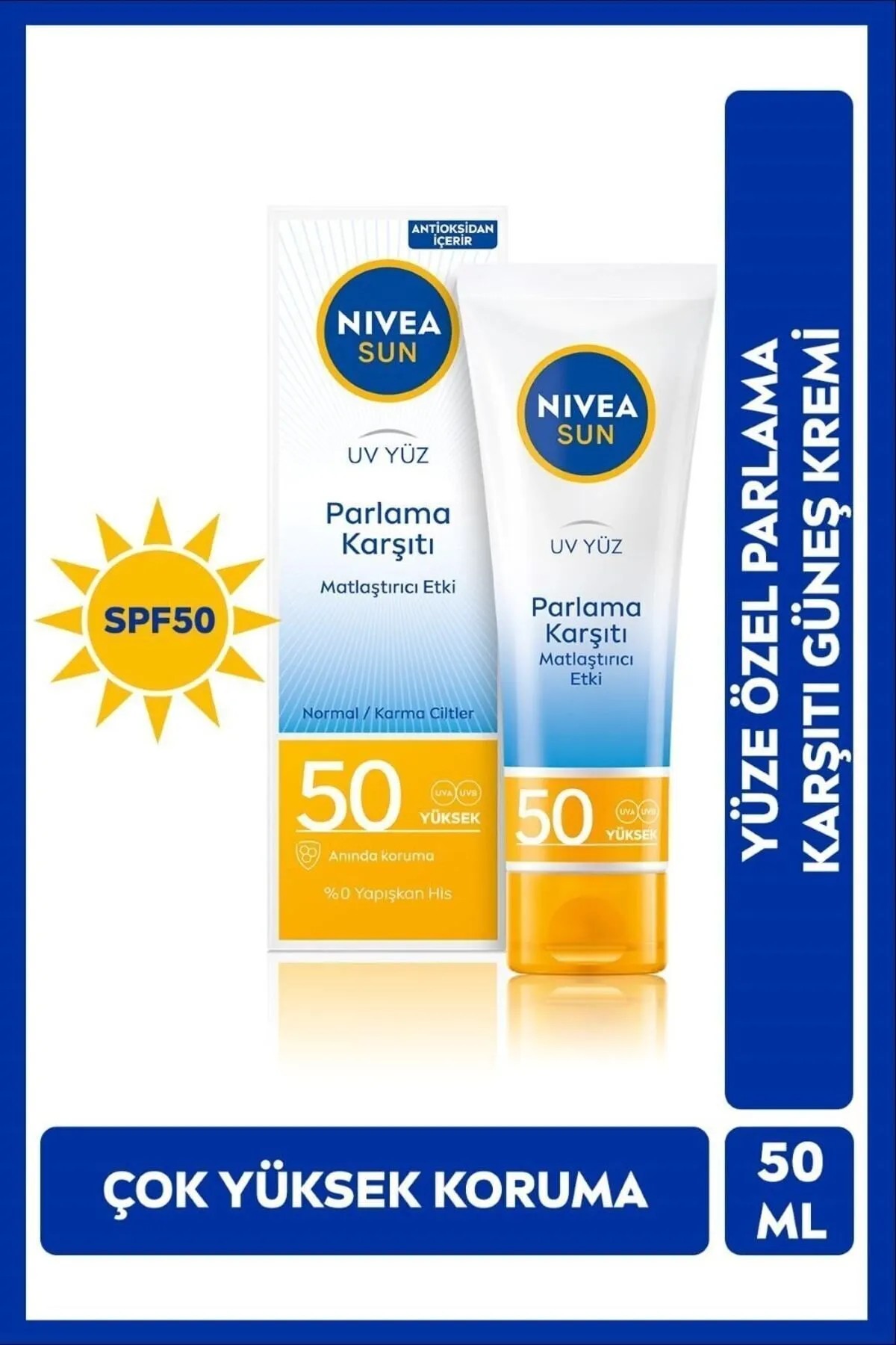 NIVEA PARLAMA KARŞITI GÜNEŞ KREMİ