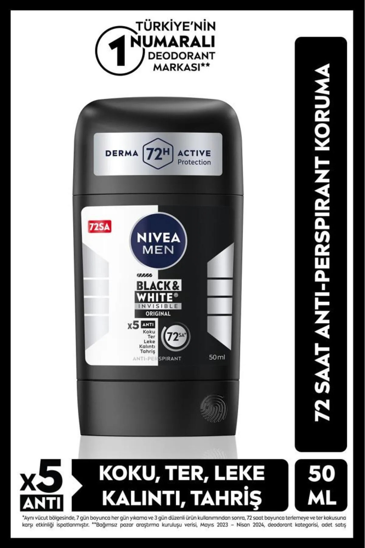 NIVEA MEN BLACK & WHITE INVISIBLE ORIGINAL STİCK