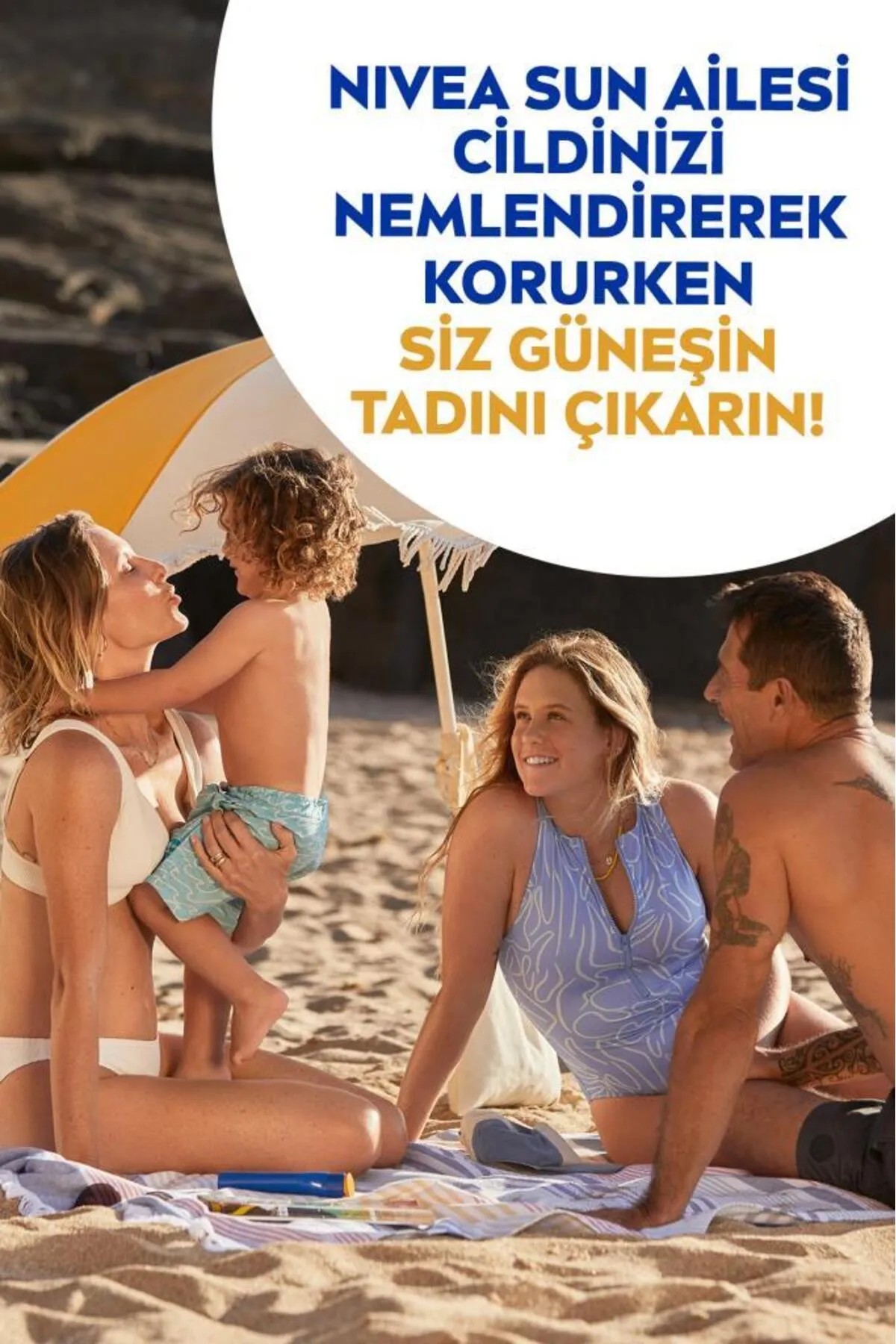 NIVEA SUN KİDS KORUMA BAJIM GÜNEŞ KREMİ SPF 50+