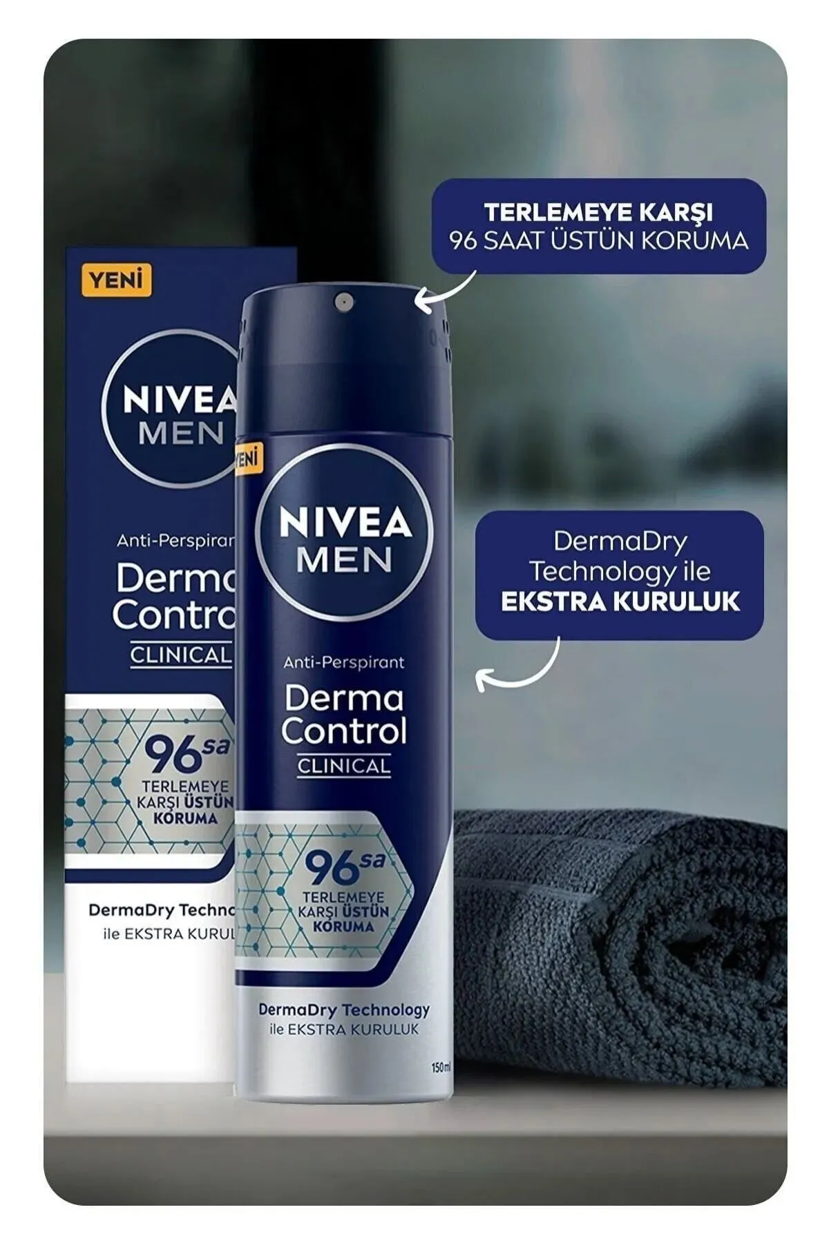 NIVEA MEN DERMA CONTROL ERKEK DEODORANT