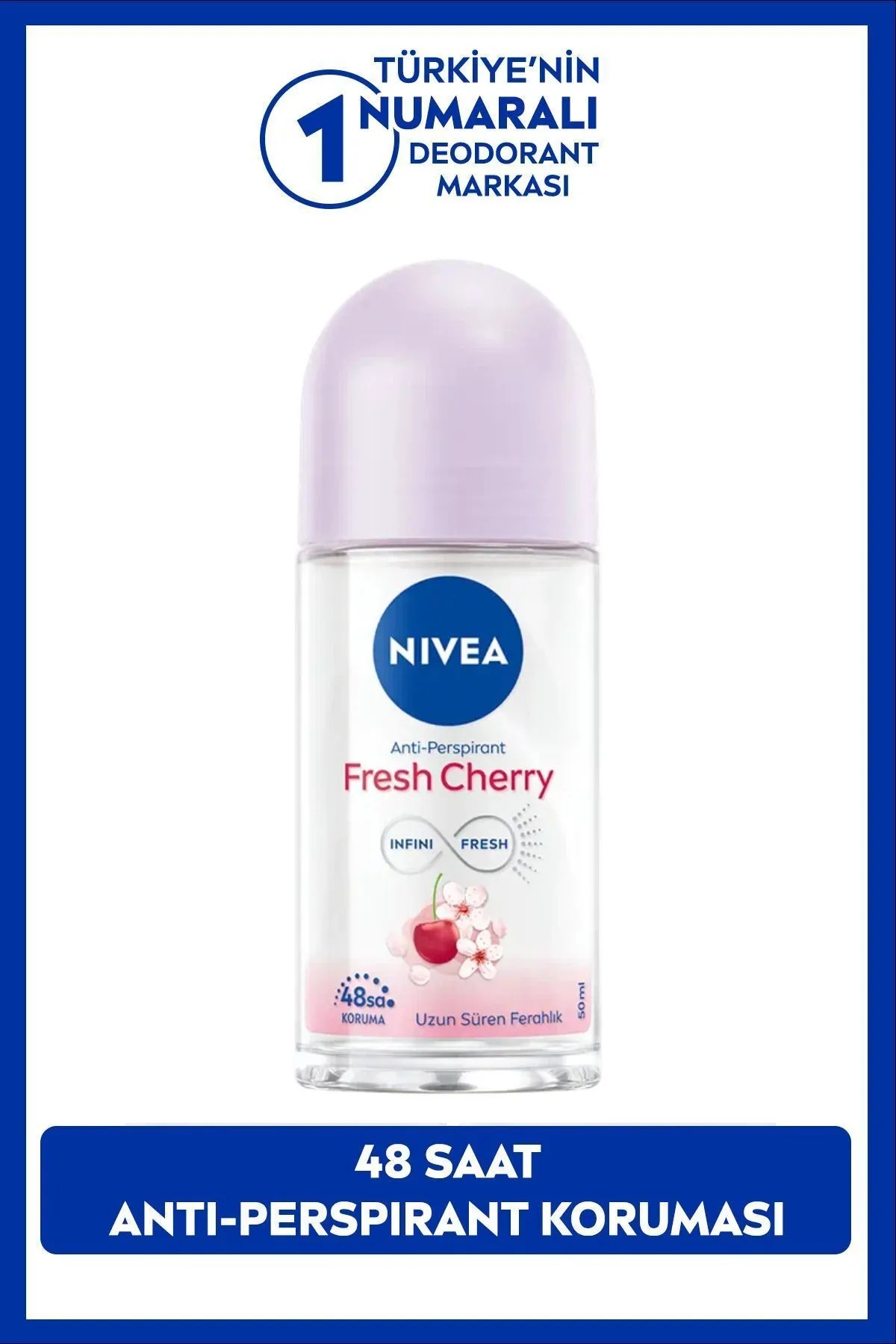 NIVEA FRESH CHERRY ROLL ON