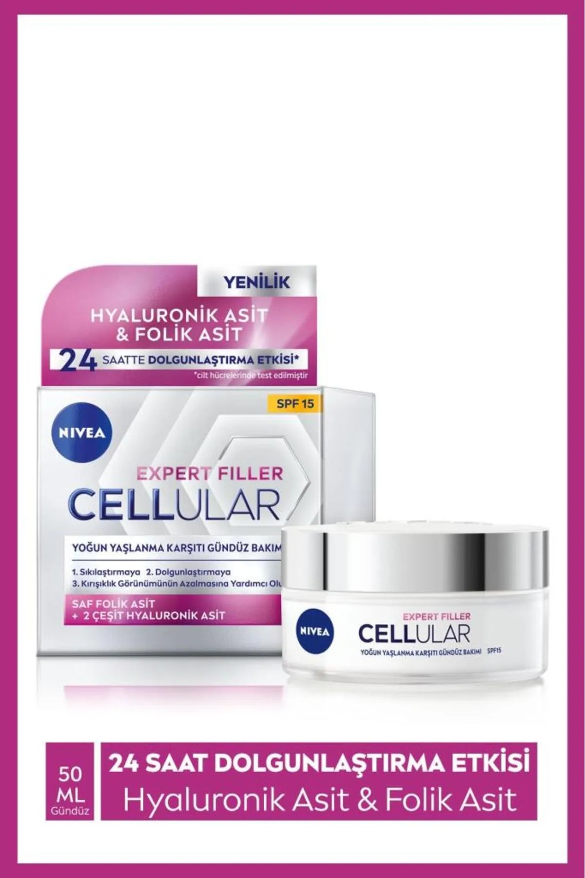 NIVEA EXPERT FILLER CELLULAR GÜNDÜZ KREMİ SPF15