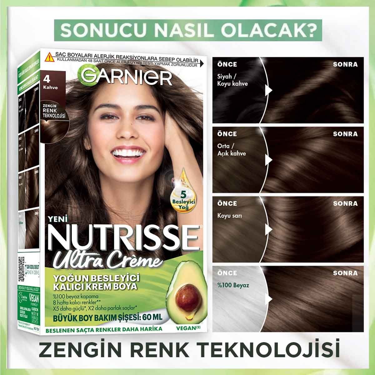 GARNİER 04 KAHVE SAÇ BOYASI
