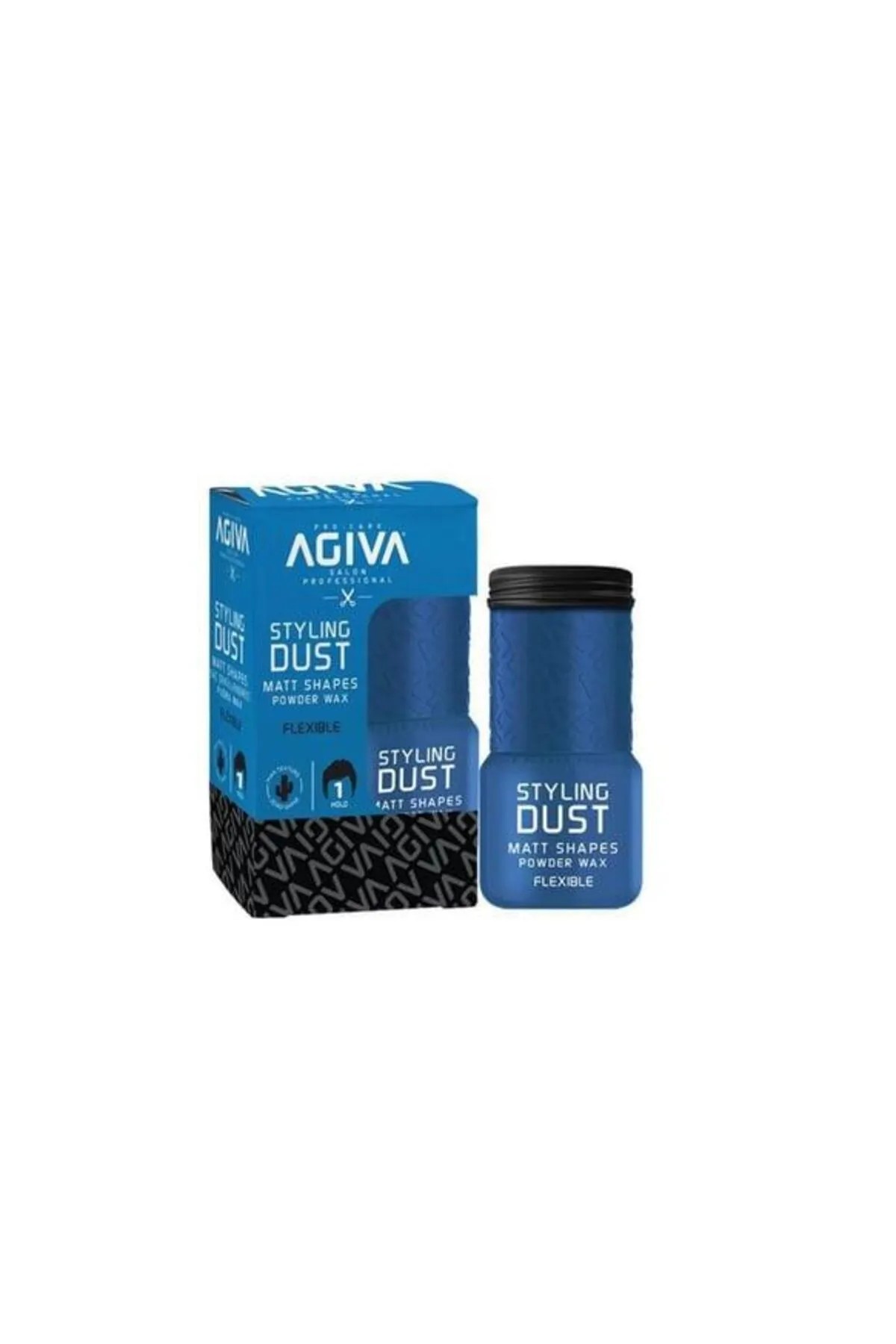 AGIVA STYLING DUST  MATT SHAPES POWDER WAX FLEXIBLE 01 MAVİ