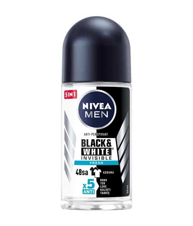 NIVEA BLACK & WHITE INVISIBLE  FRESH ROLL ON