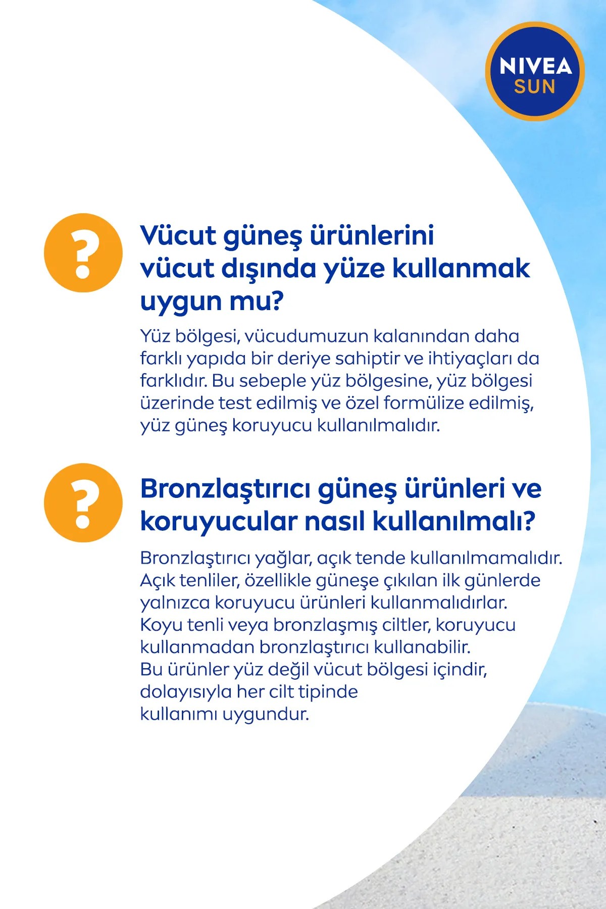 nıvea sun koruma nem cildi içten dıştan korur 50+ güneş kremi