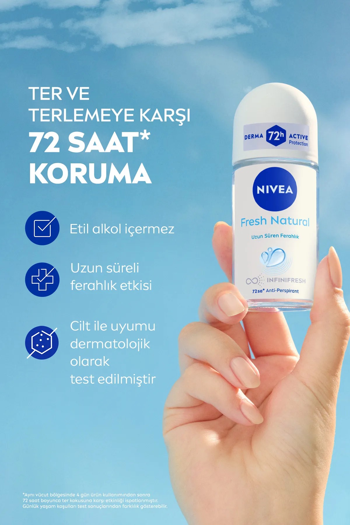 NIVEA FRESH NATURAL ROLL ON