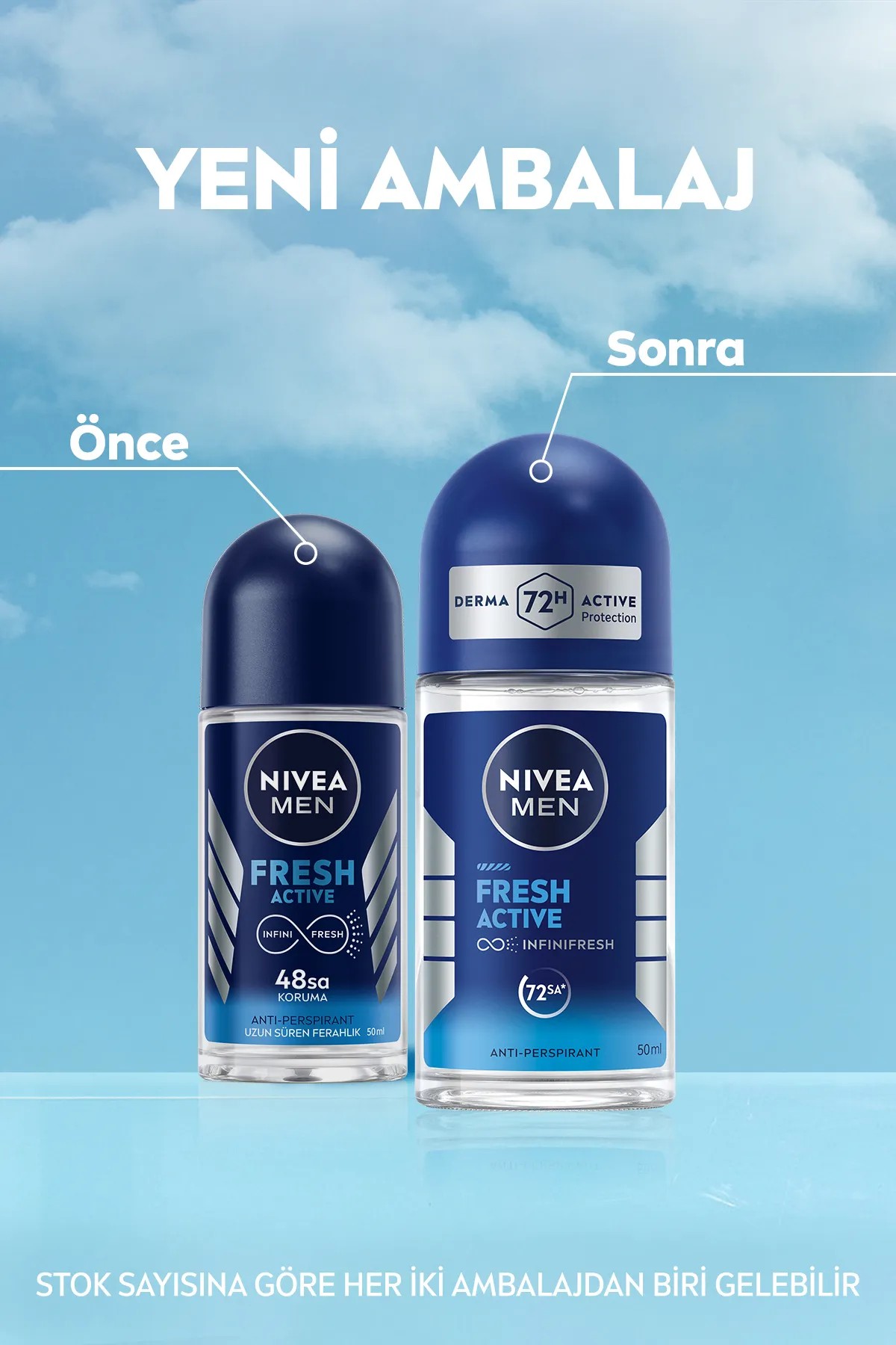 NIVEA MEN FRESH ACTİVE ROLLON