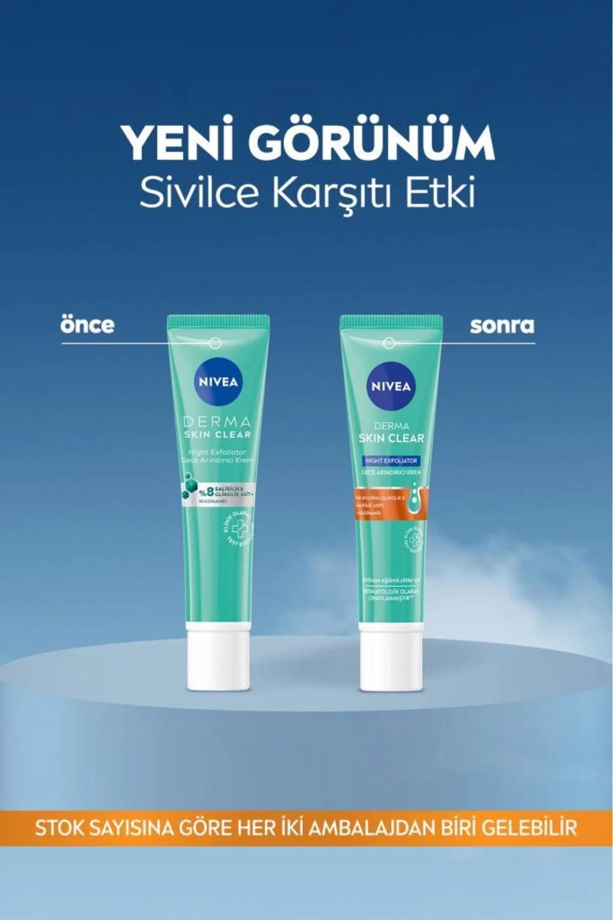 NIVEA DERMA SKIN CLEAR GECE ARINDIRICI KREM