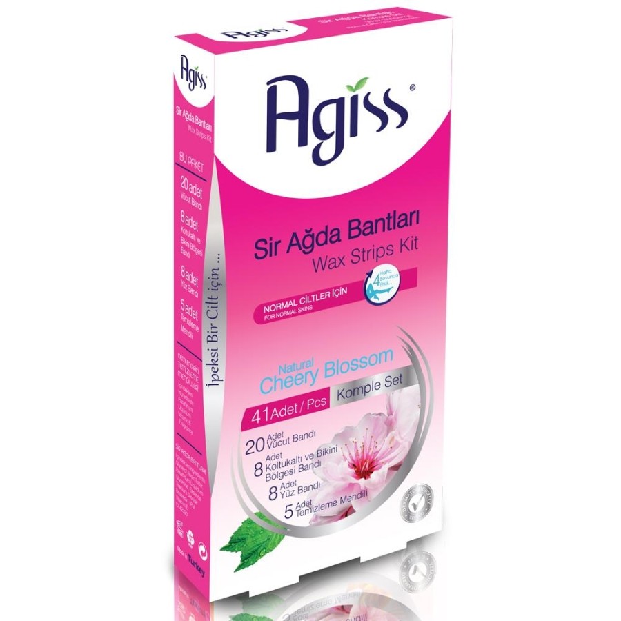 AGİSS WAX STRİPS KİT SİR AĞDA BANDI NORMAL CİLTLER İÇİN