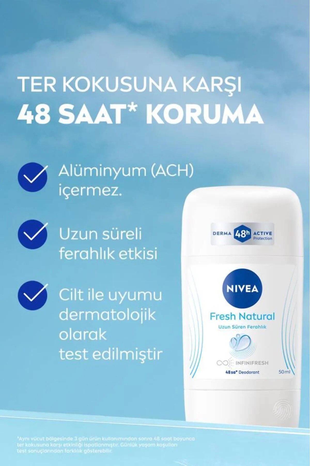 NIVEA FRESH NATURAL STİCK
