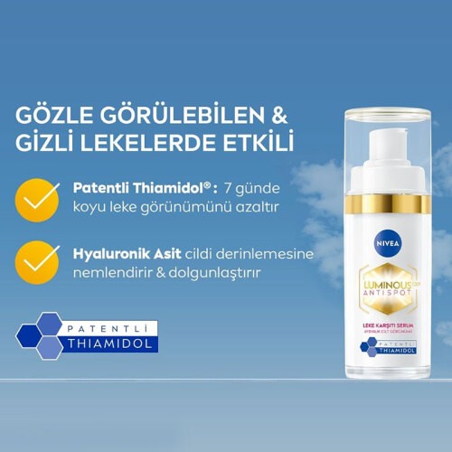 NIVEA LUMINOUS 630 ANTISPOT LEKE KARŞITI SERUM