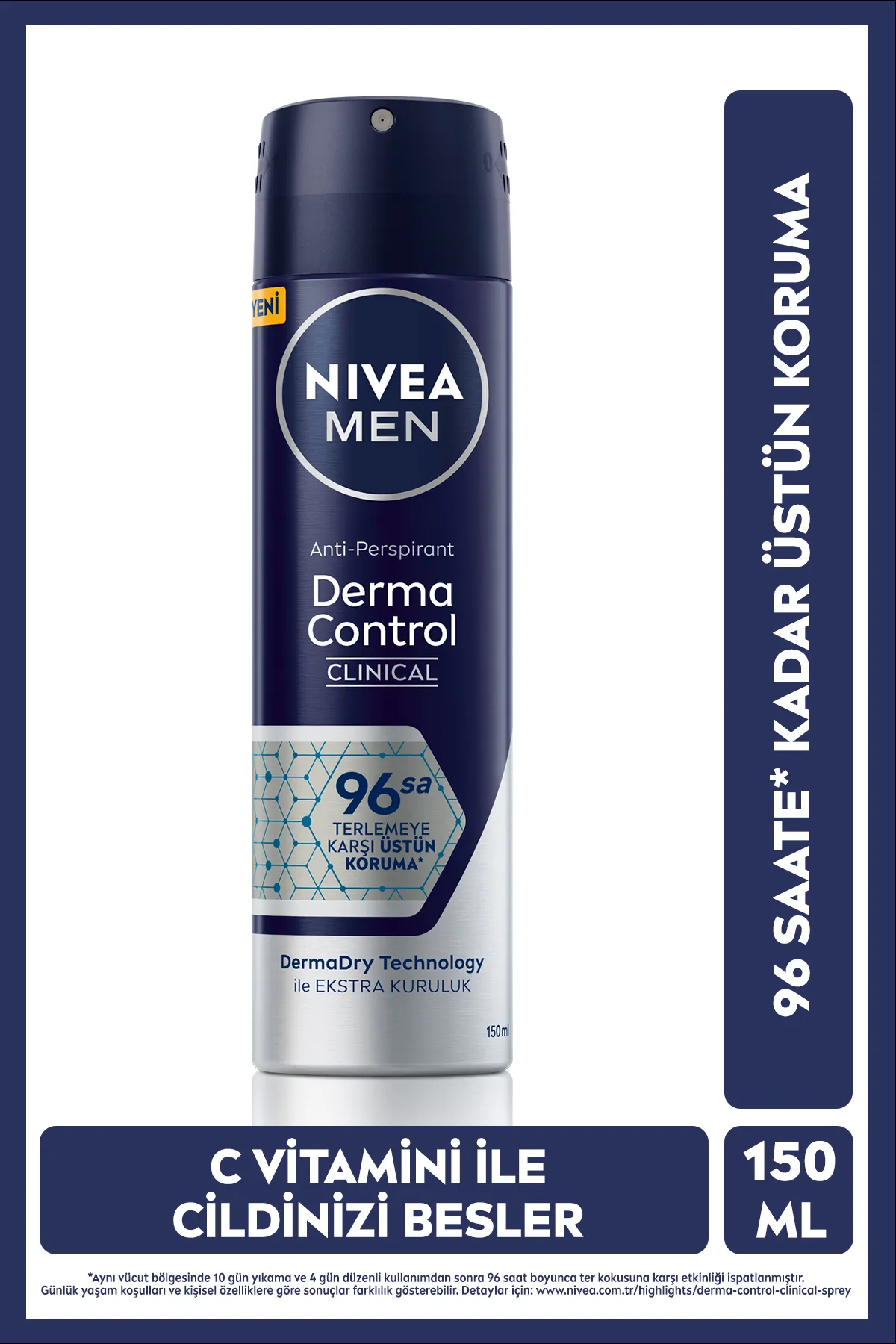 NIVEA MEN DERMA CONTROL ERKEK DEODORANT