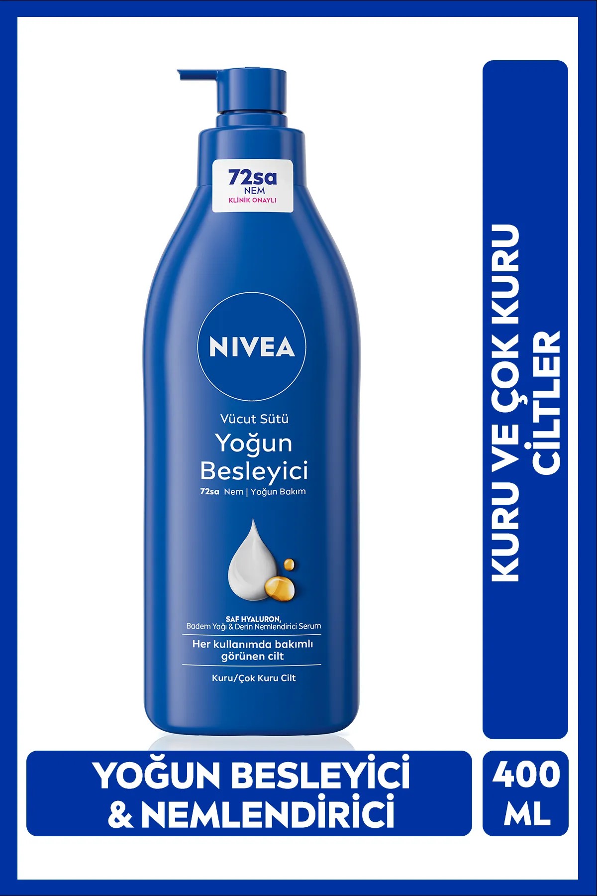 NIVEA VÜCUT SÜTÜ YOĞUN BESLEYCİ  400ML