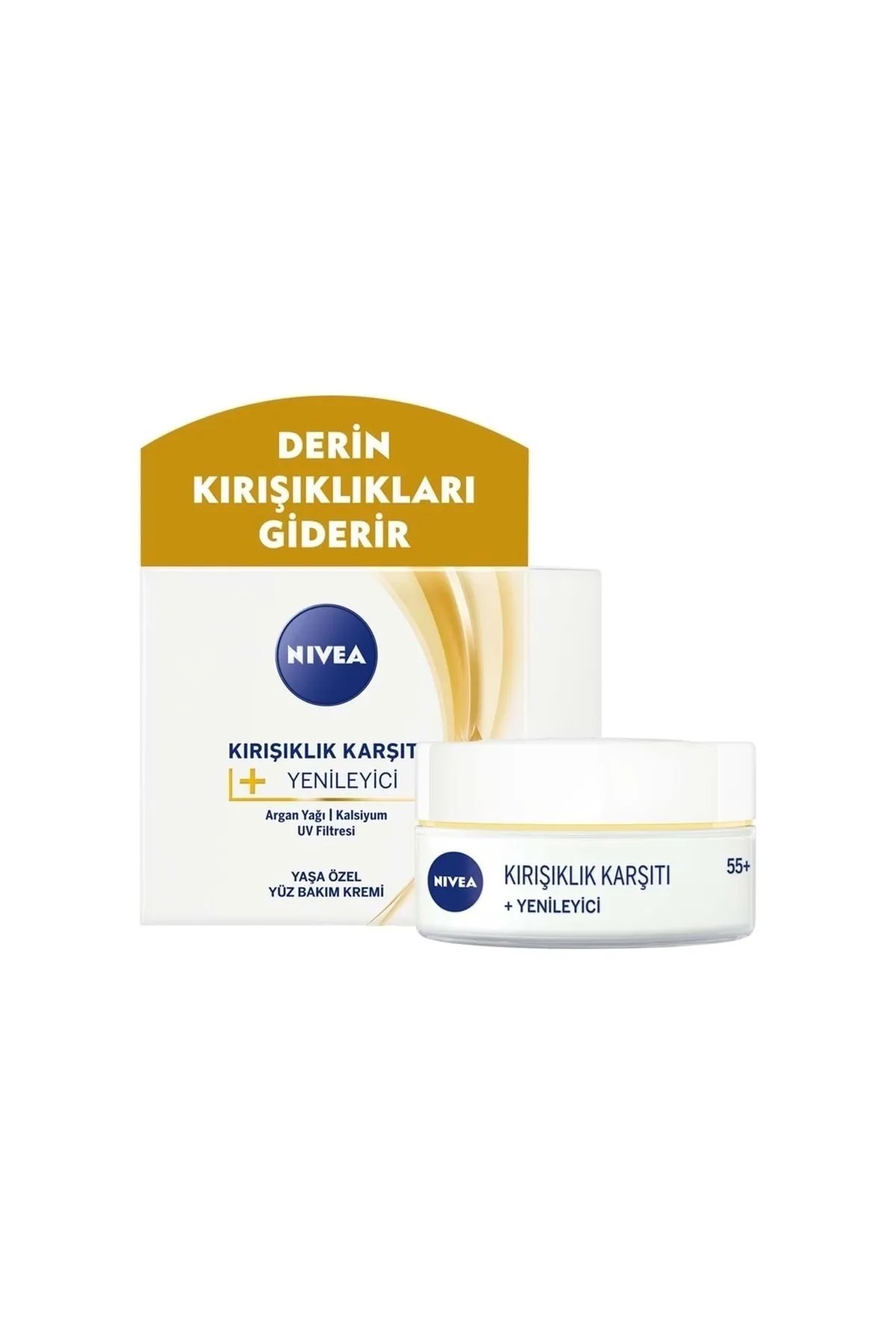 NIVEA KIRIŞIKLIK KARŞITI + CANLANDIRICI KREM 55+