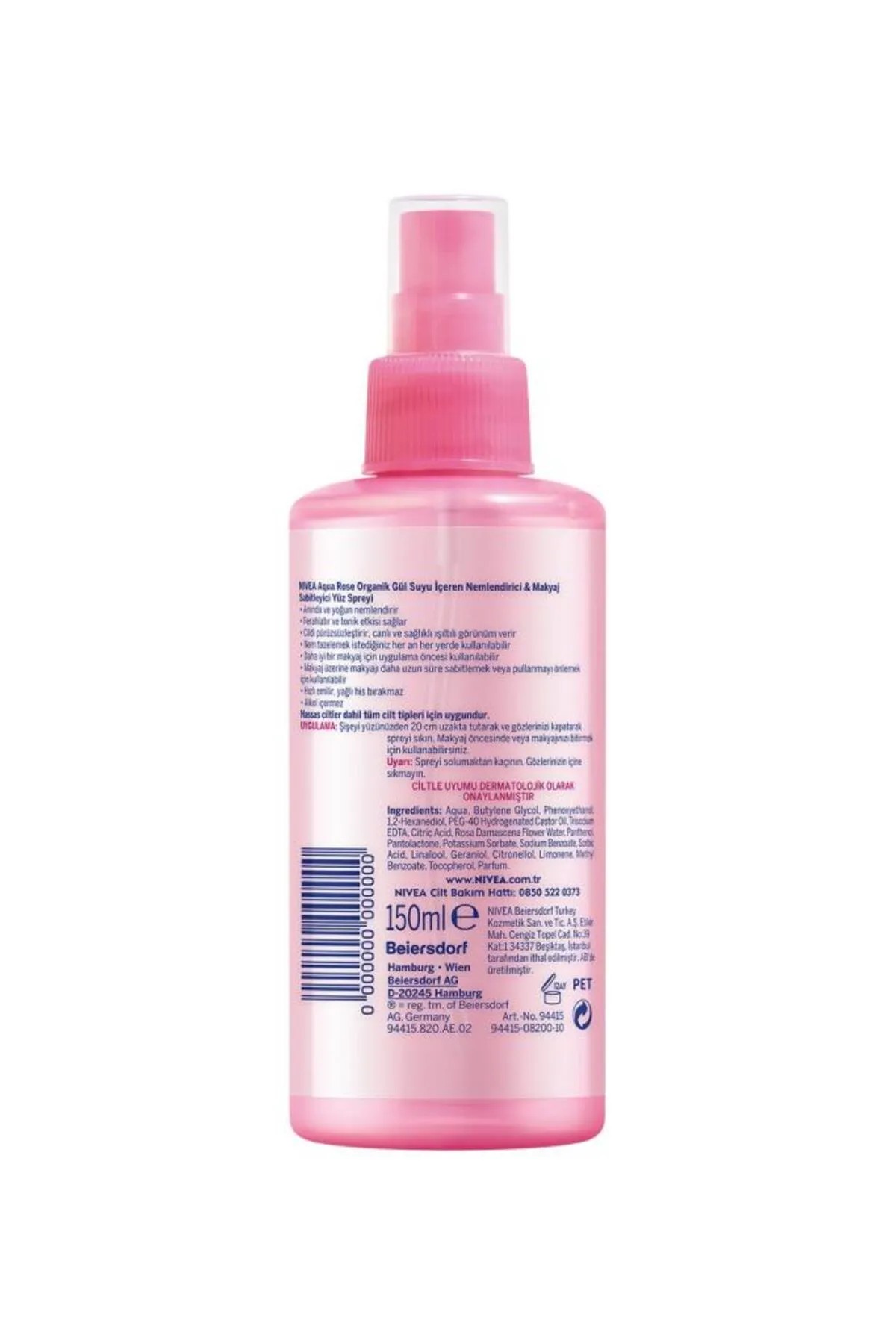 NIVEA AQUA ROSE NEMLENDİRİCİ SPREY