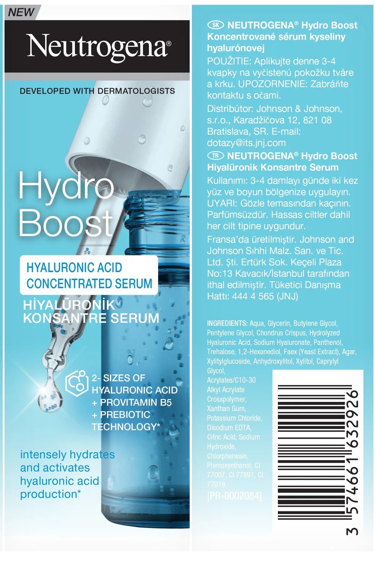 NEUTROGENA HYDRO BOOST KONSANTRE SERUM