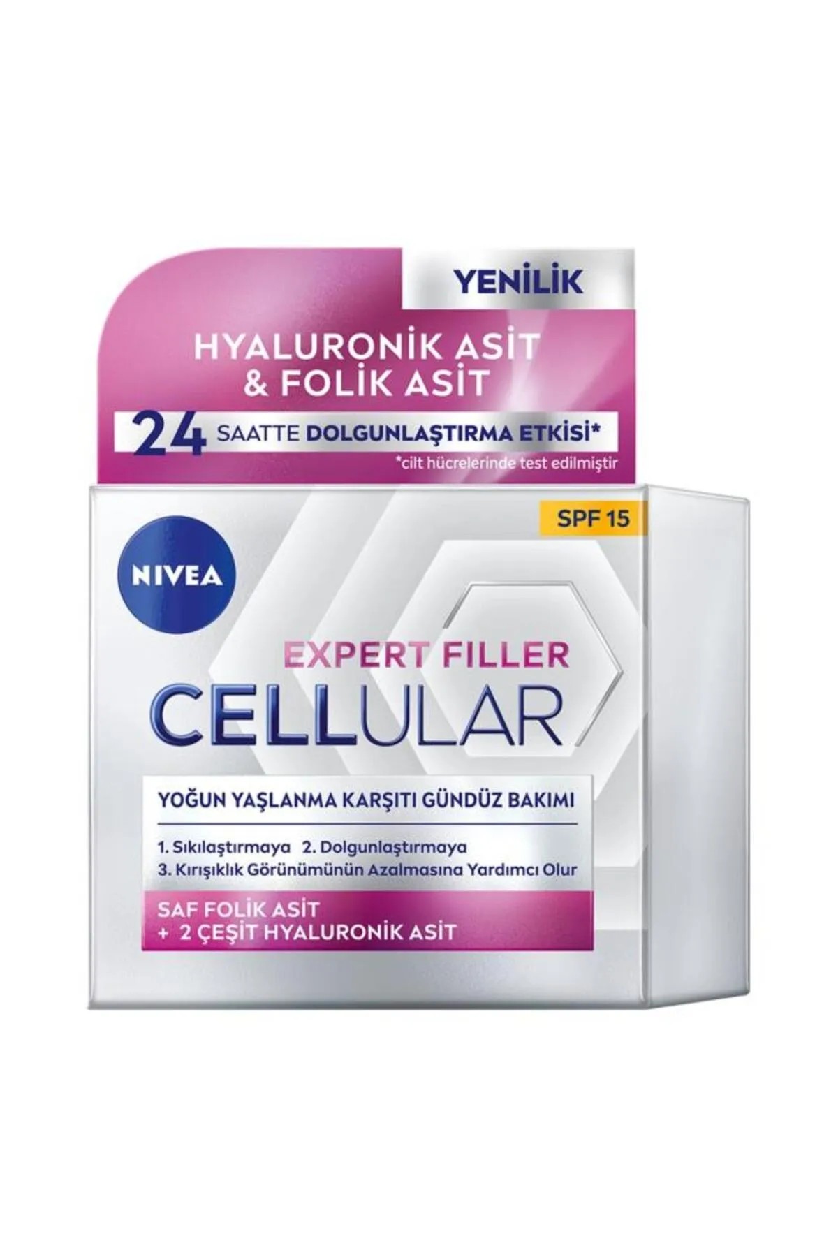 NIVEA EXPERT FILLER CELLULAR GÜNDÜZ KREMİ SPF15