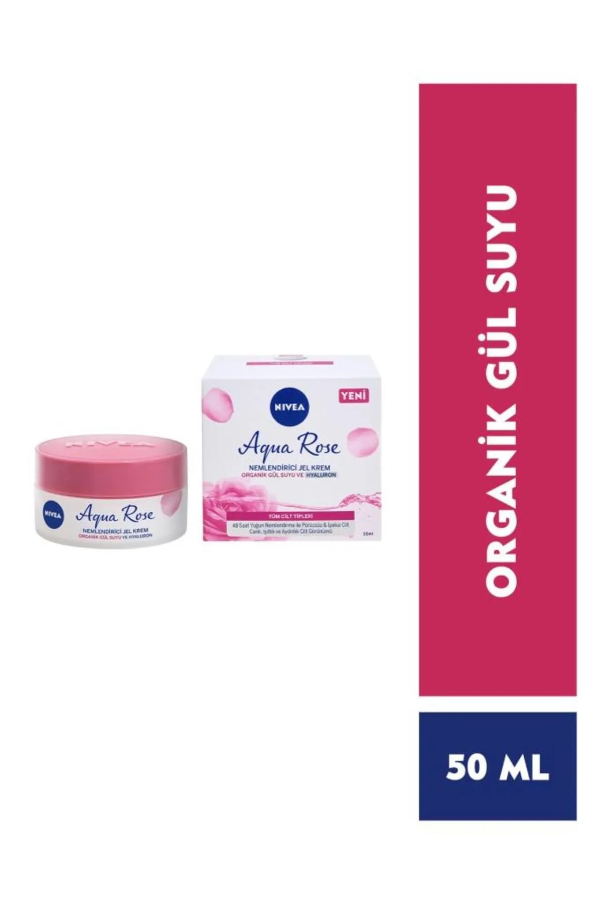 NIVEA AQUA ROSE NEMLENDİRCİ JEL KREM