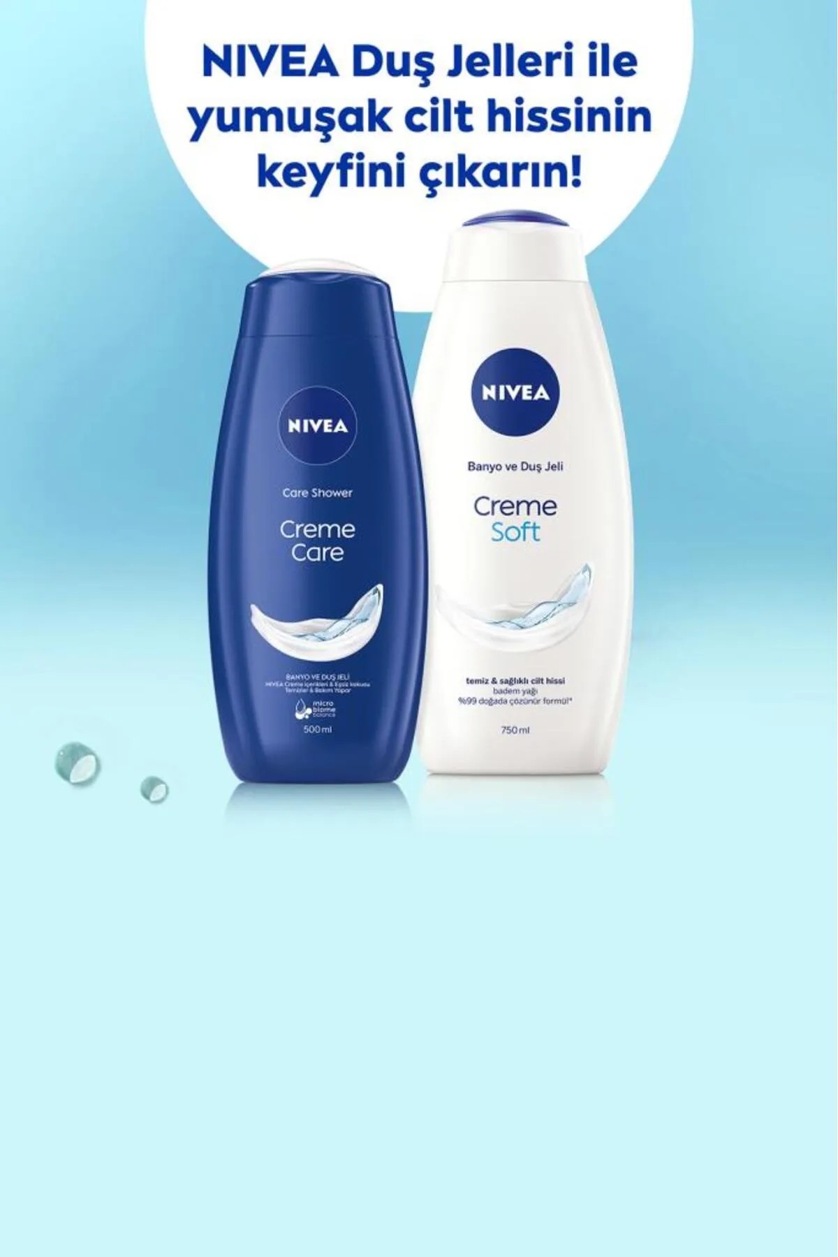NIVEA CREME SOFT BANYO VE DUŞ JELİ