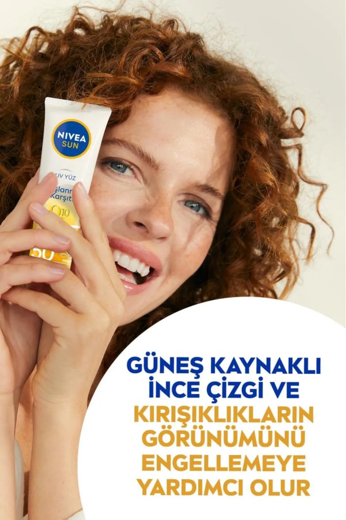NIVEA YAŞLANMA KARŞITI Q10 GÜNEŞ KREMİ