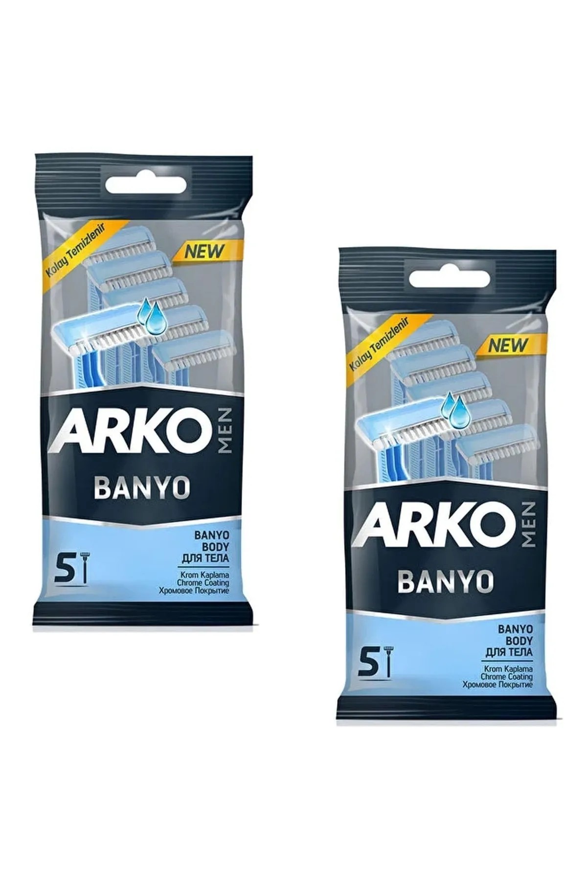 ARKO MEN 5Lİ TIRAŞ BIÇAĞI BANYO