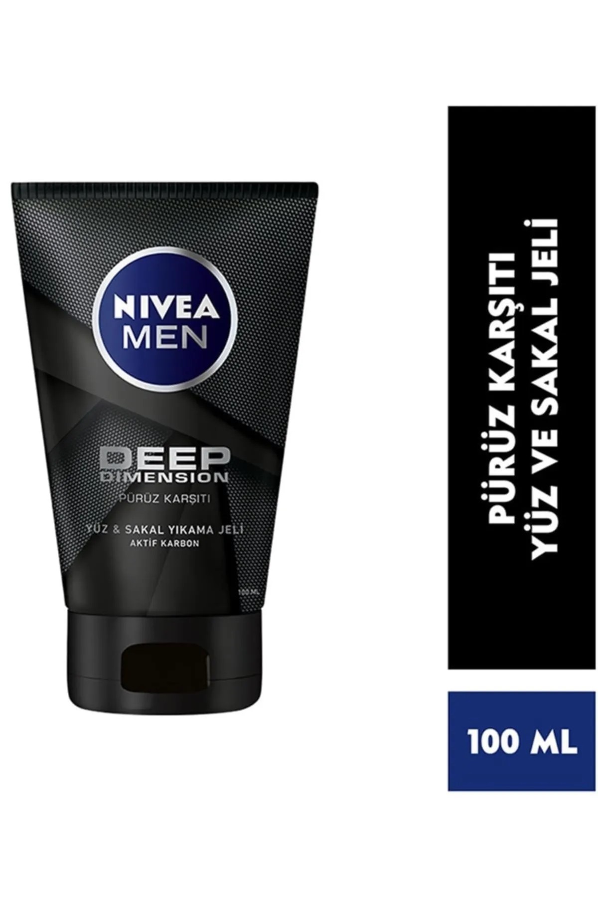 NIVEA MEN DEEP DIMENSION YÜZ & SAKAL YIKAMA JELİ