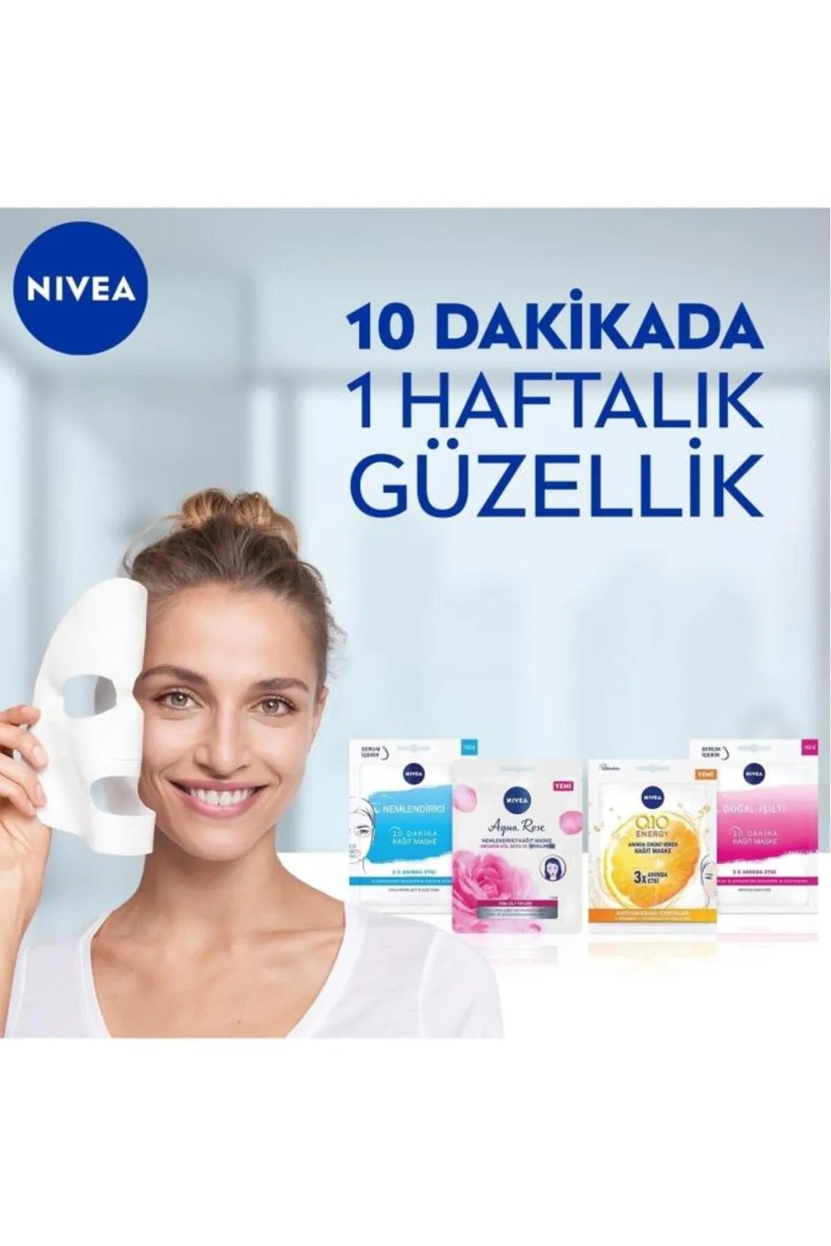 NIVEA Q10 ENERGY  ANINDA ENERJİ VEREN KAĞIT MASKE