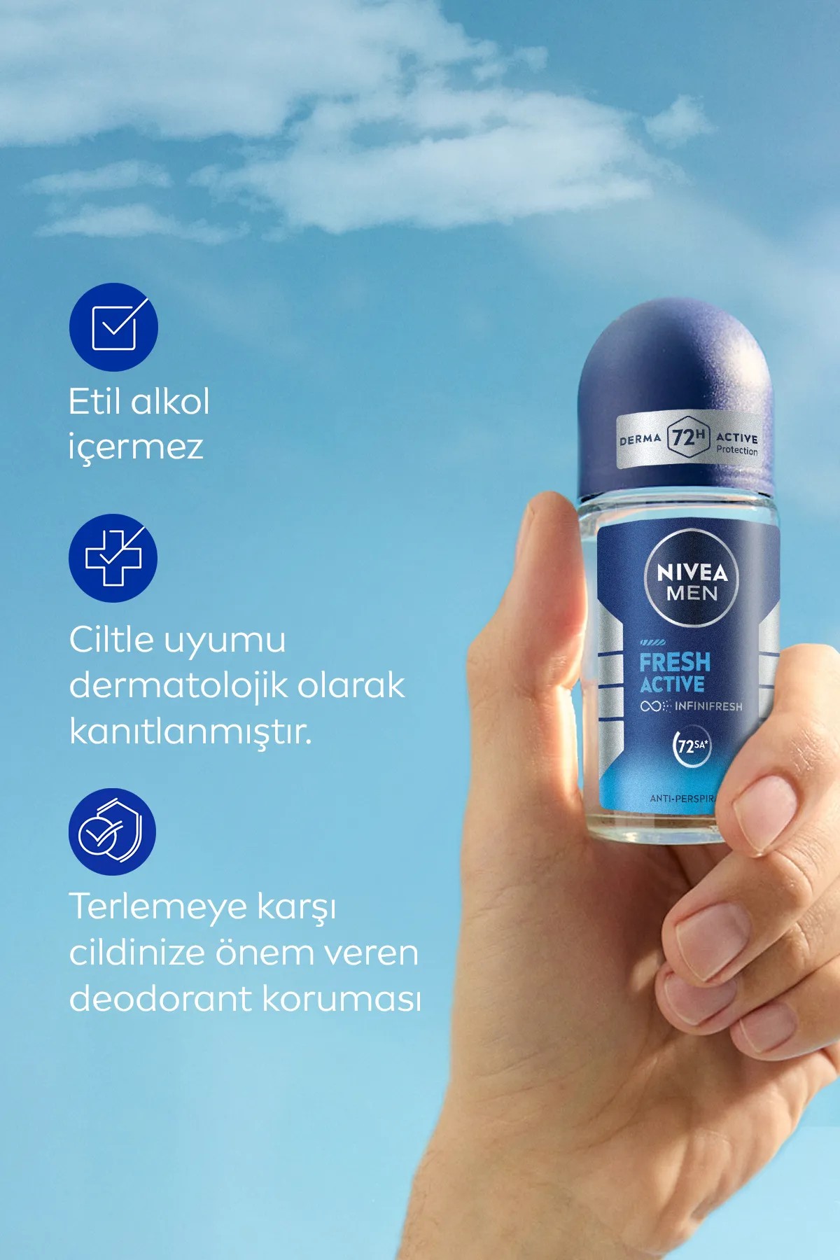 NIVEA MEN FRESH ACTİVE ROLLON