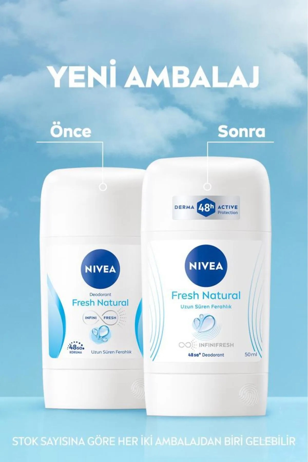 NIVEA FRESH NATURAL STİCK