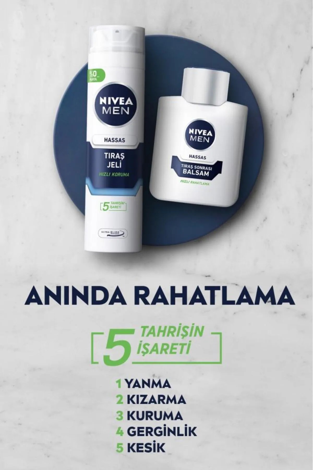 NIVEA MEN TIRAŞ SONRASI BALSAM HASSAS