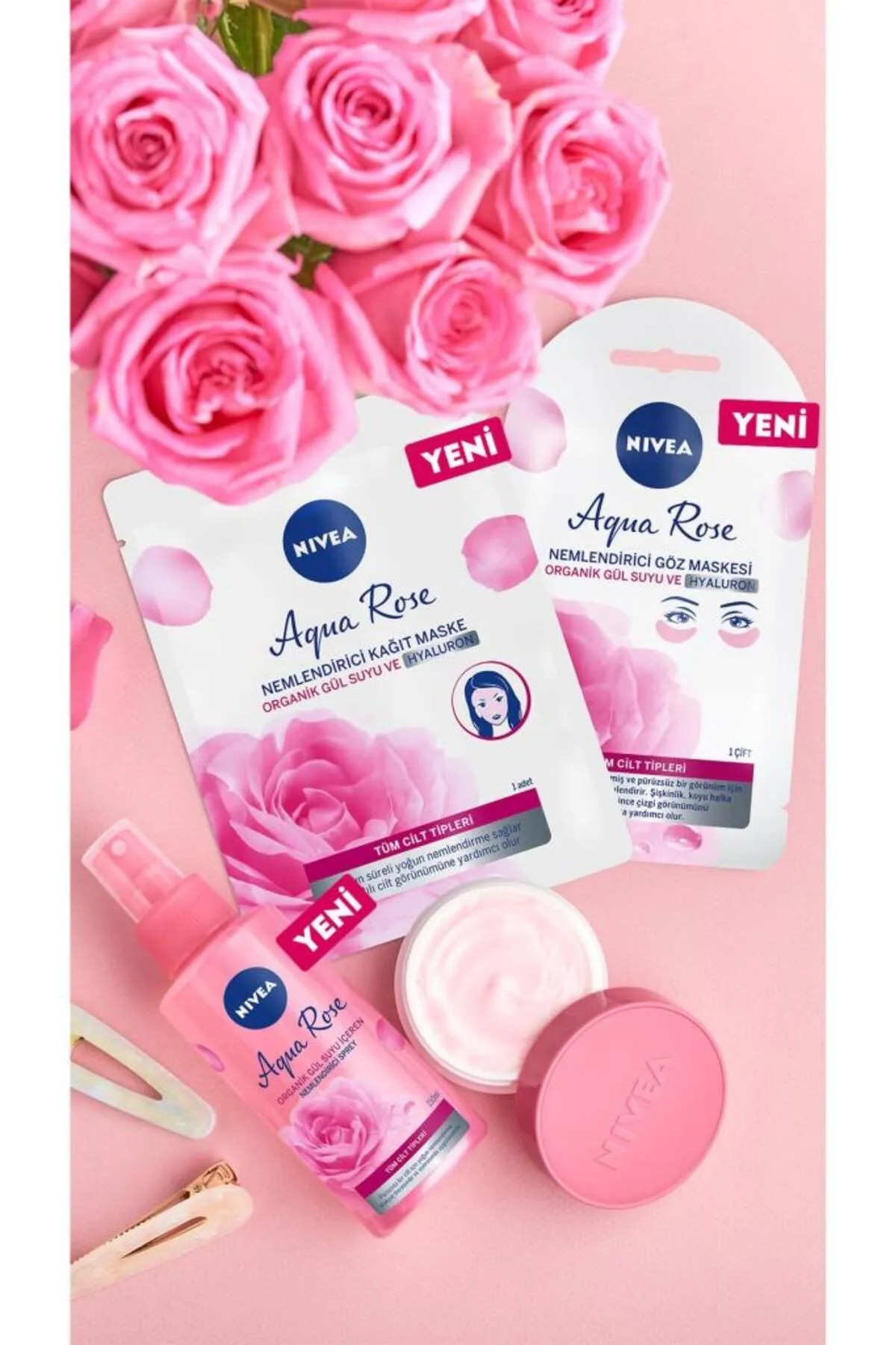 NIVEA AQUA ROSE NEMLENDİRİCİ GÖZ MASKESİ