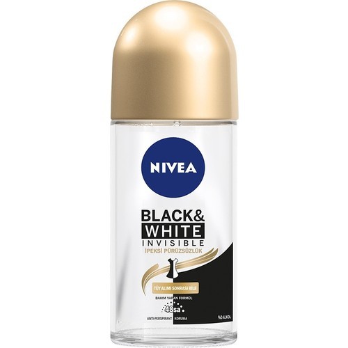 NIVEA BLACK & WHITE INVISIBLE İPEKSİ PÜRÜZSÜZLÜK ROLL ON
