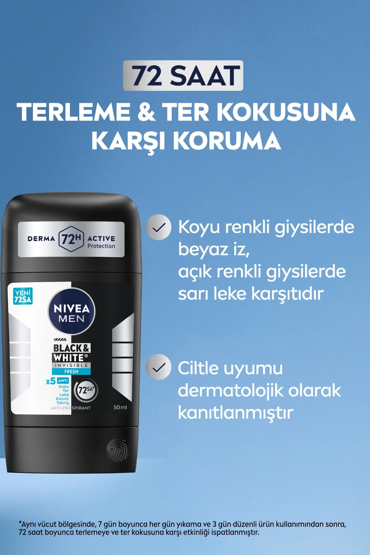 NIVEA MEN BLACK & WHITE INVISIBLE FRESH STİCK
