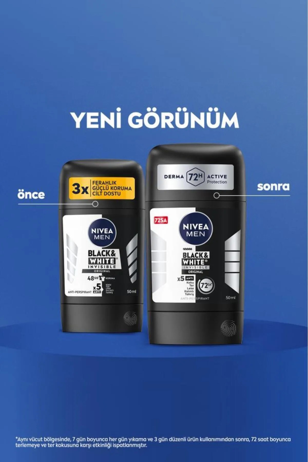 NIVEA MEN BLACK & WHITE INVISIBLE ORIGINAL STİCK