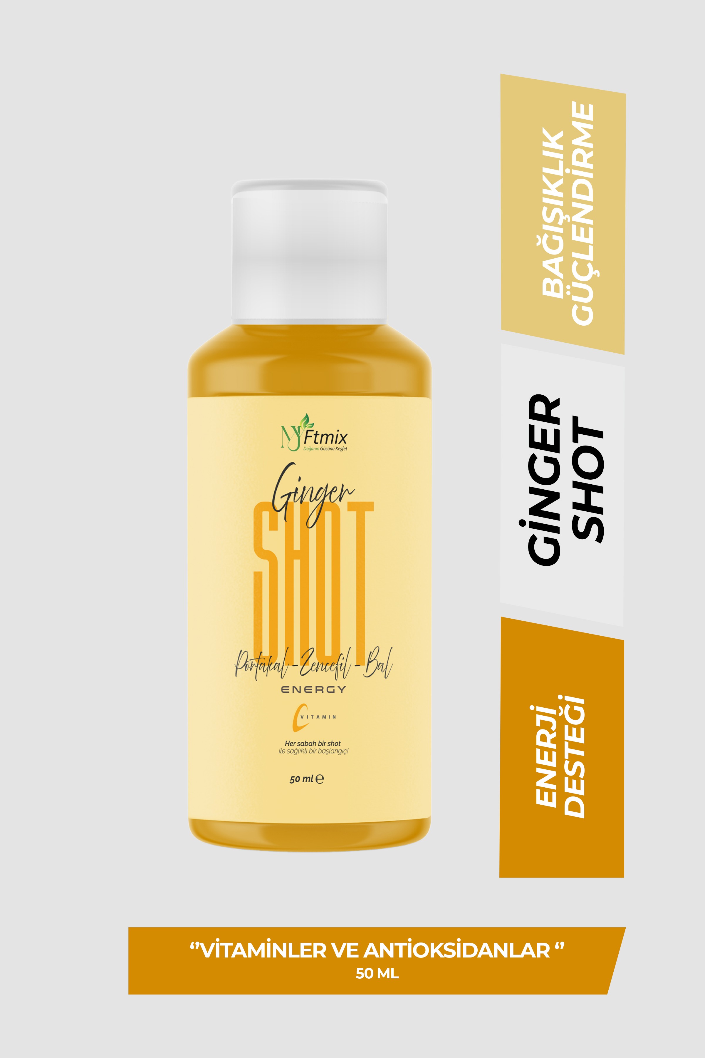 Ginger Shot Energy 10 Adet 50 ml