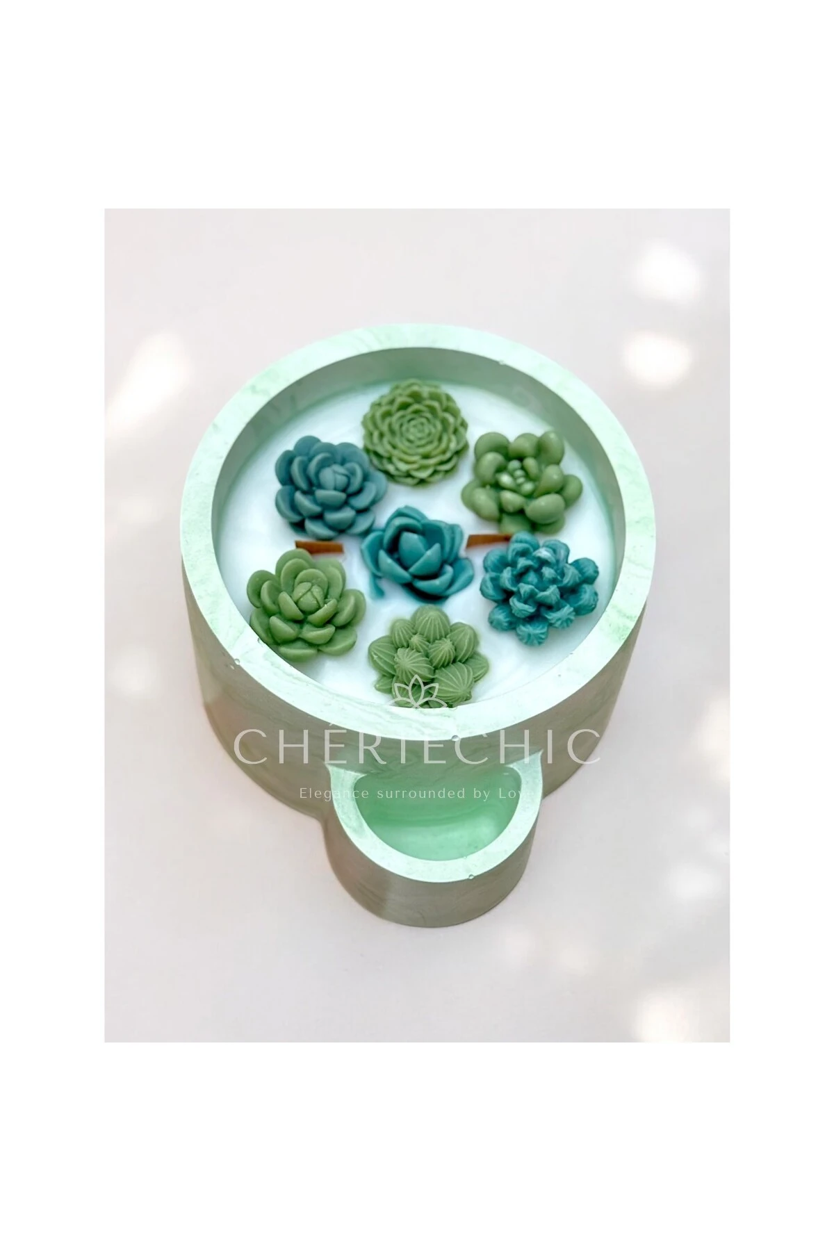 Shades of Botanical Greens | Dekoratif Mum