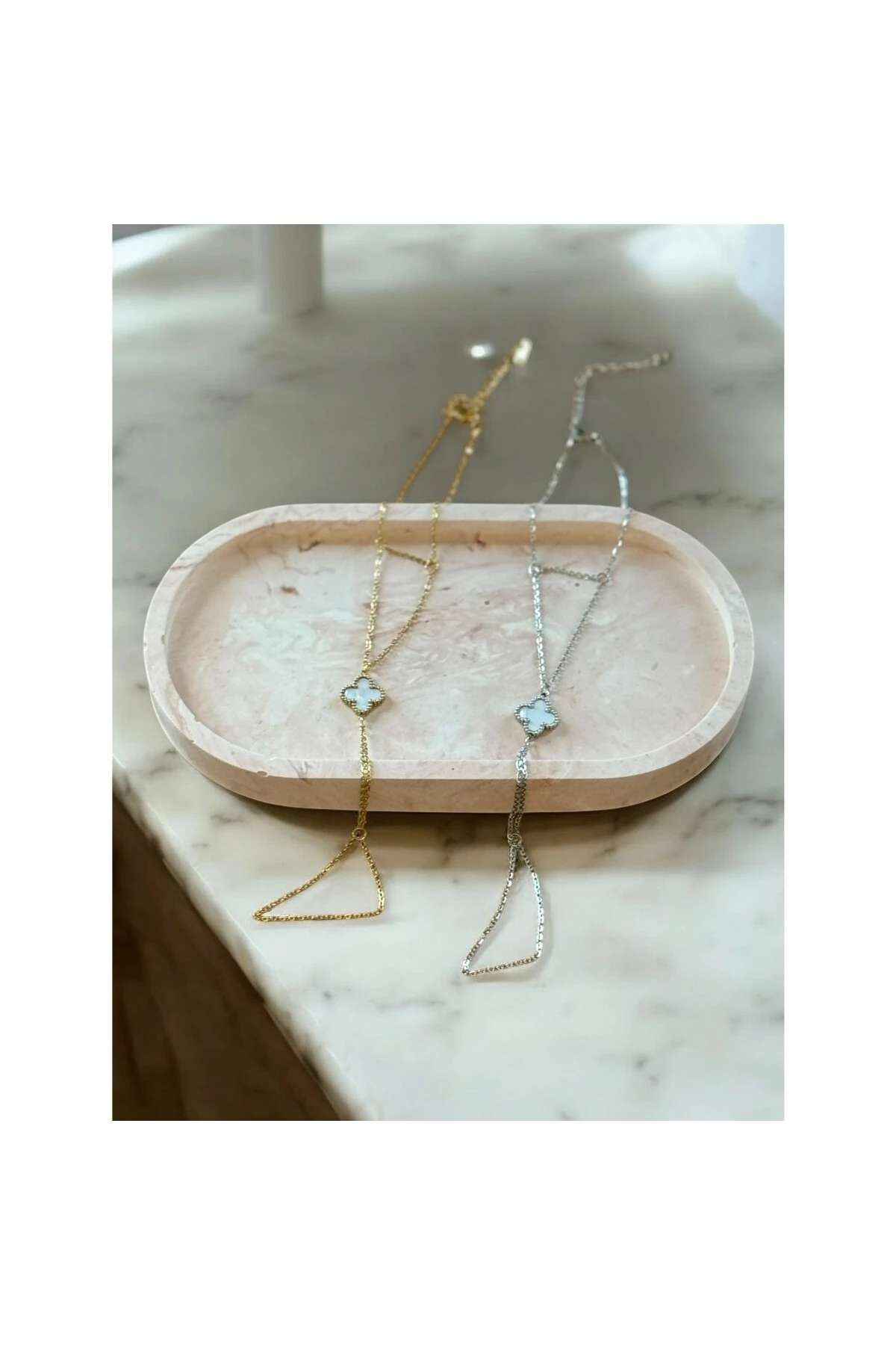 Yonca Van Cleef Model Çelik Şahmeran Bileklik (ÇELİK GOLD)