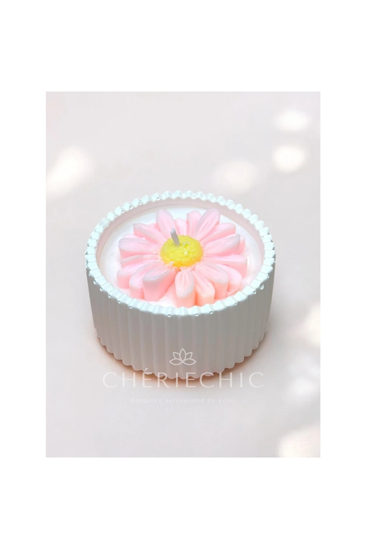 My Little Daisy | Konsept Dekoratif Mum | Pudra Pembe