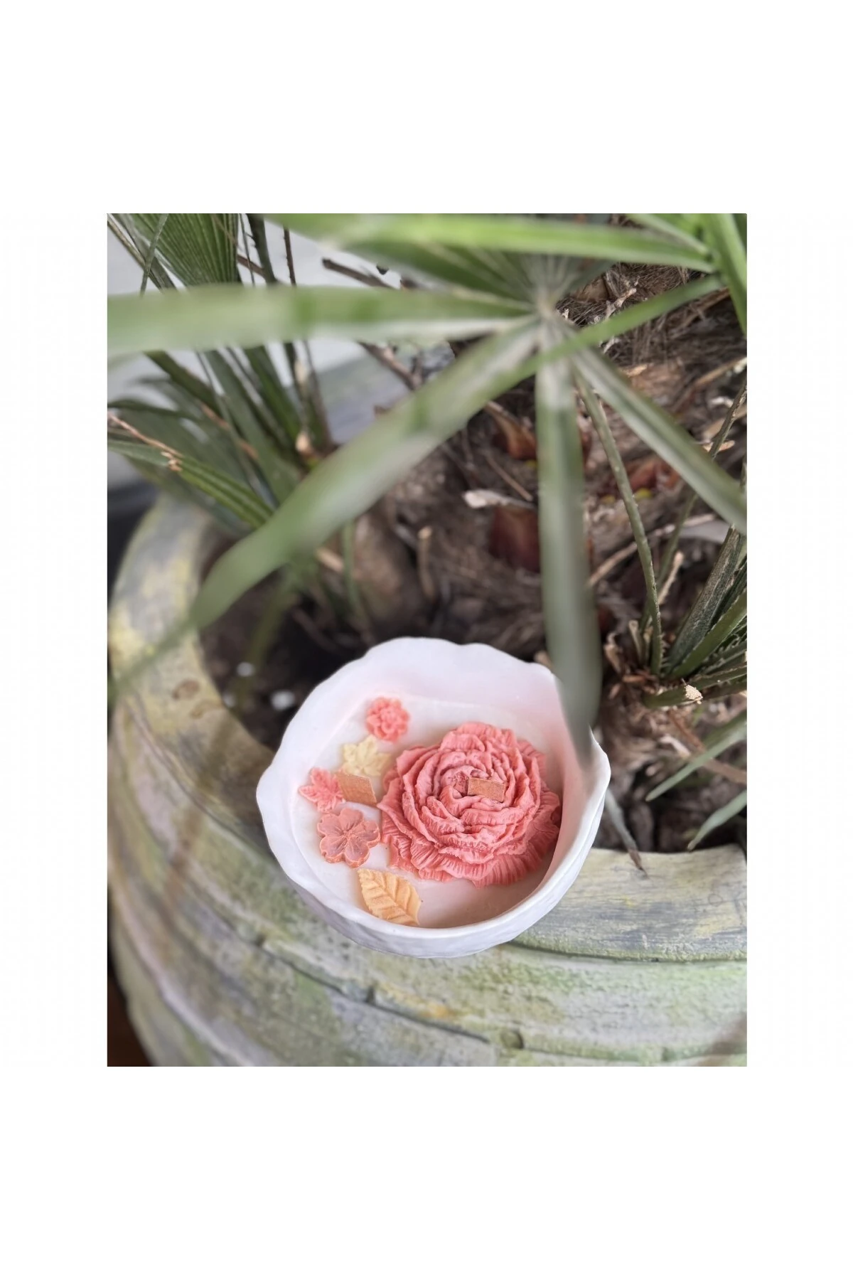 Flower Garden | Çiçek Bahçesi Tasarım Dekor Mum | Çiçek Kokulu