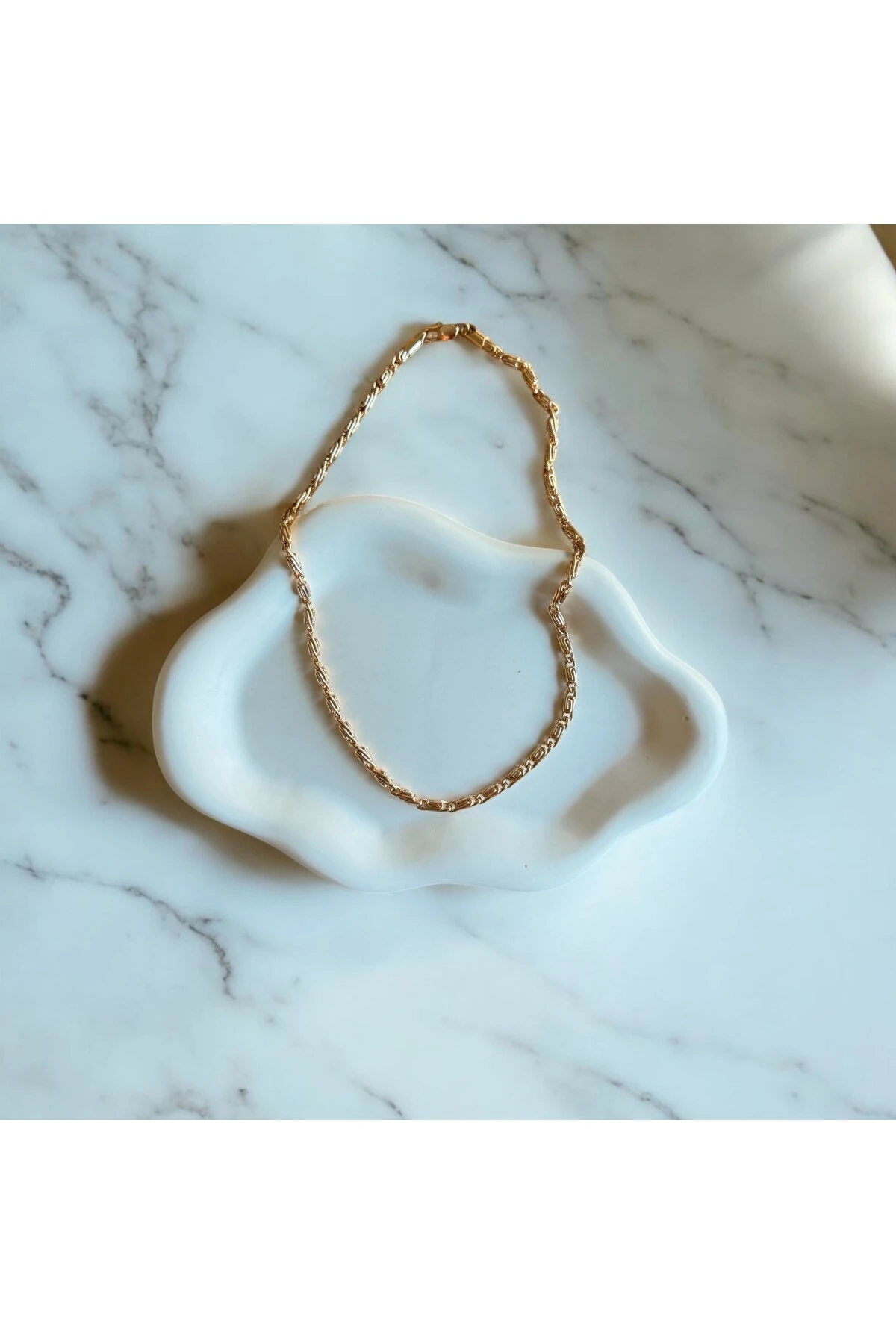 Unisex Kral Model Zİncir Kolye