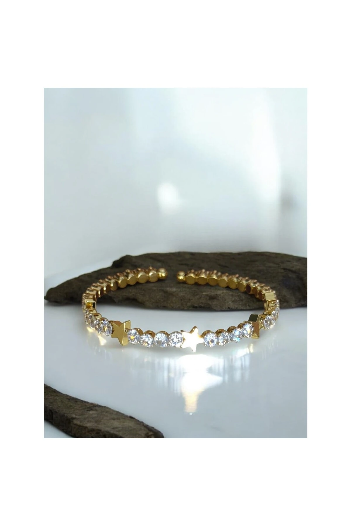 Yıldız Detaylı Choker Model Su Yolu Bileklik