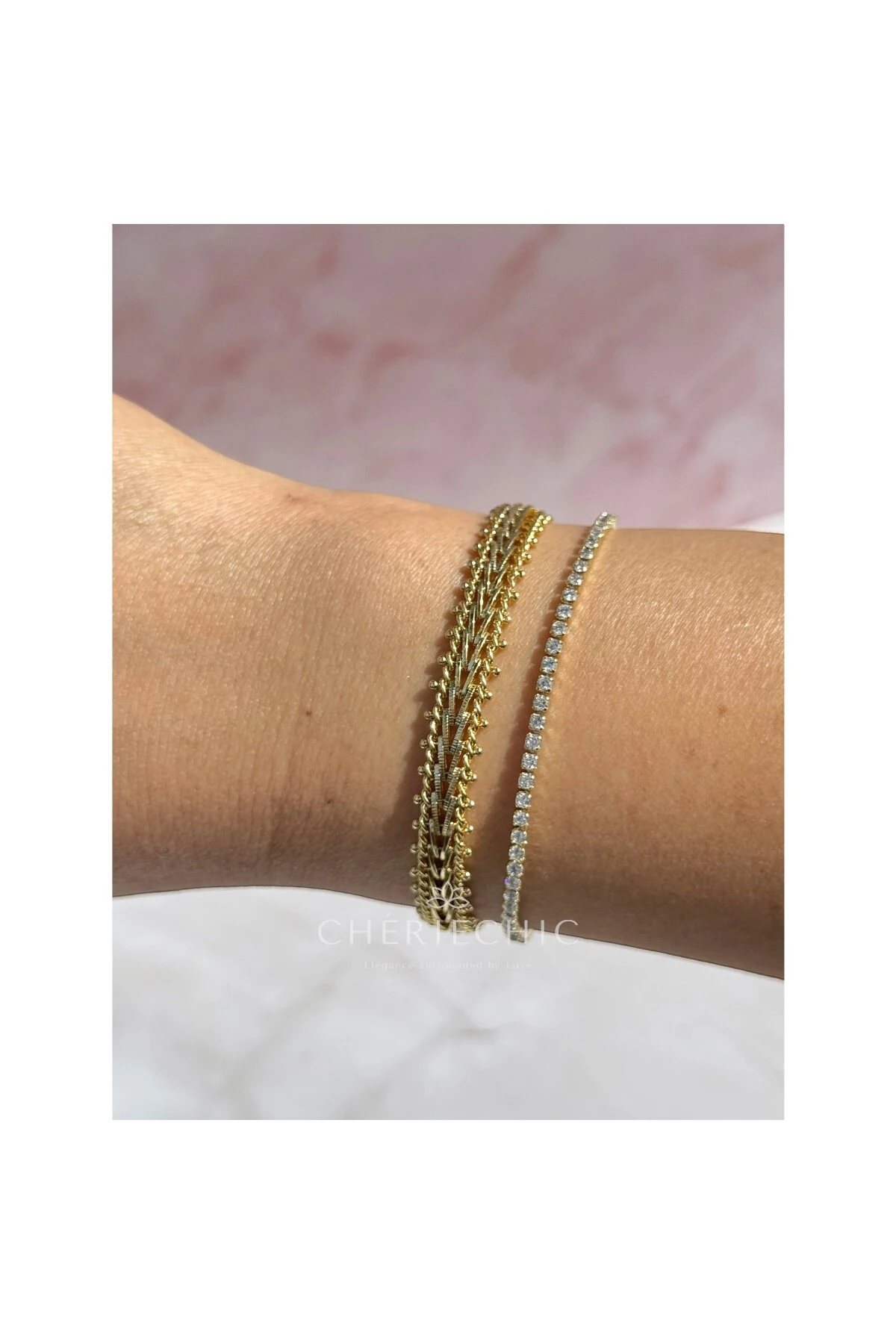 Balık Sırtı Kalın Zincir Bileklik